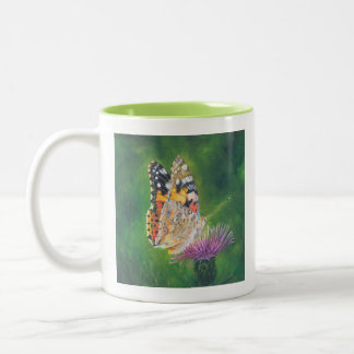 Butterfly on Flower Mug
