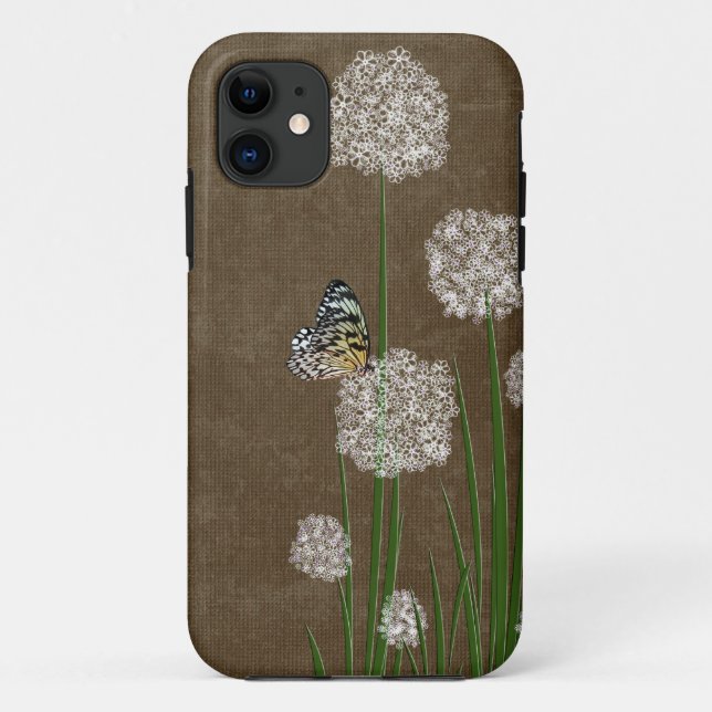 butterfly on fluff Case-Mate iPhone case (Back)