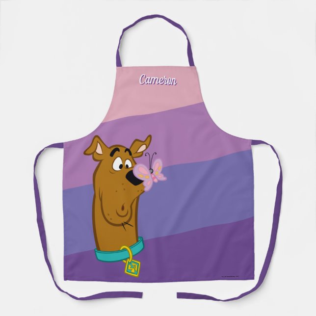 Butterfly On Scooby-Doo's Nose Apron (Front)