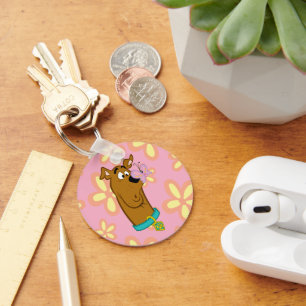Butterfly On Scooby-Doo's Nose Keychain