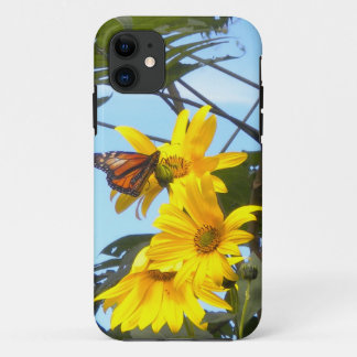 Butterfly on the Sunflower iPhone 5 Case
