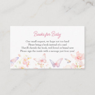 Butterfly on the Way Books for Baby Enclosure Card