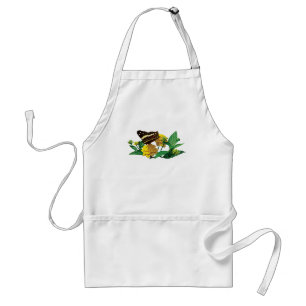 Butterfly on Yellow Lantana Standard Apron