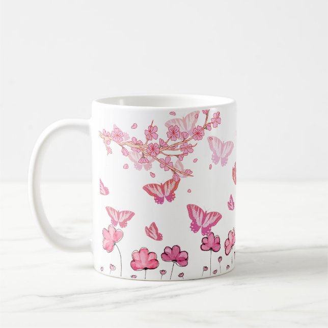 Butterfly Only Minimalist Mug | GZ-Factor Fit (Left)