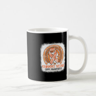 Butterfly Orange Rainbow Support Squad Crps Awaren Coffee Mug