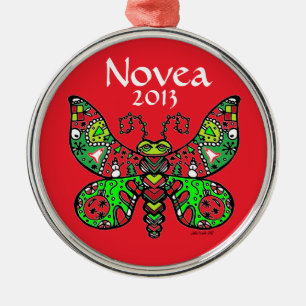 Butterfly Ornament  RED *customize!**
