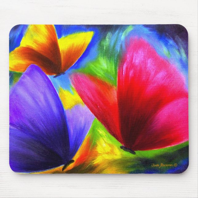 Butterfly Painting Art - Multi Mouse Pad (Front)