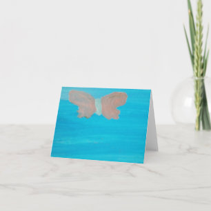 Butterfly Painting Blank Note Card