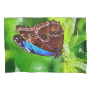Butterfly painting pillowcase