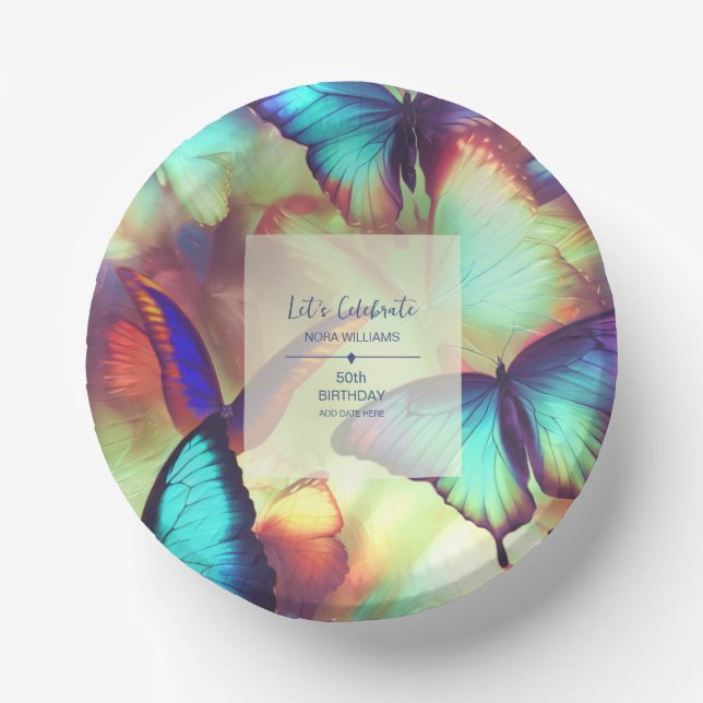 Butterfly Paper Plate (Front)