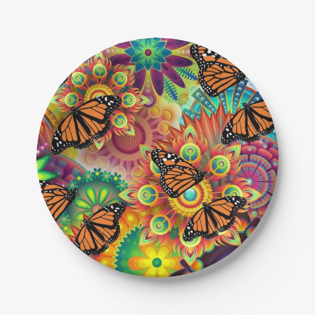 Butterfly Paper Plate (Front)