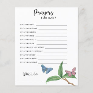 Butterfly - Party game   prayers for baby