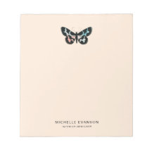 Butterfly Pastel Peach Watercolor Logo