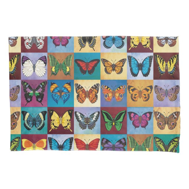 Butterfly Patchwork Pillowcase (Front)