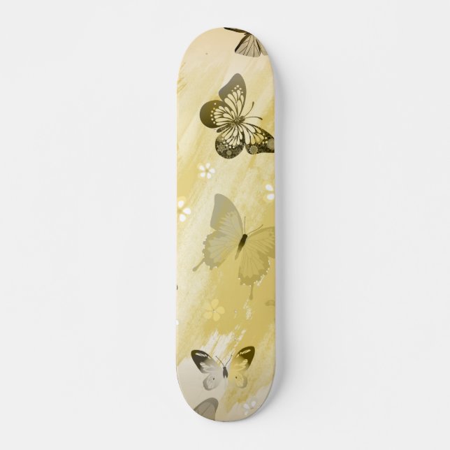 Butterfly Pattern 10 Skateboard (Front)