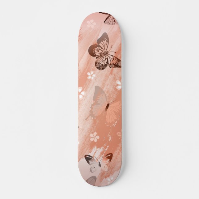 Butterfly Pattern 11 Skateboard (Front)