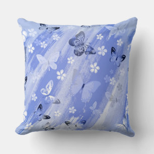 Butterfly Pattern 13 Throw Pillow