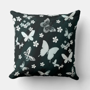 Butterfly Pattern 14 Throw Pillow