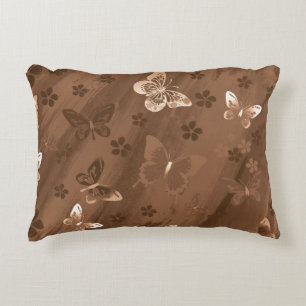 Butterfly Pattern 15 Accent Pillow