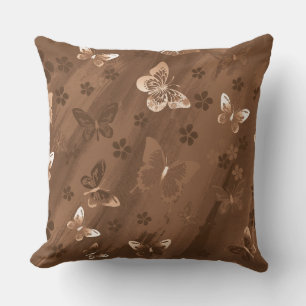 Butterfly Pattern 15 Throw Pillow