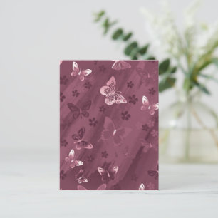 Butterfly Pattern 16 Postcard