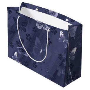 Butterfly Pattern 17 Large Gift Bag