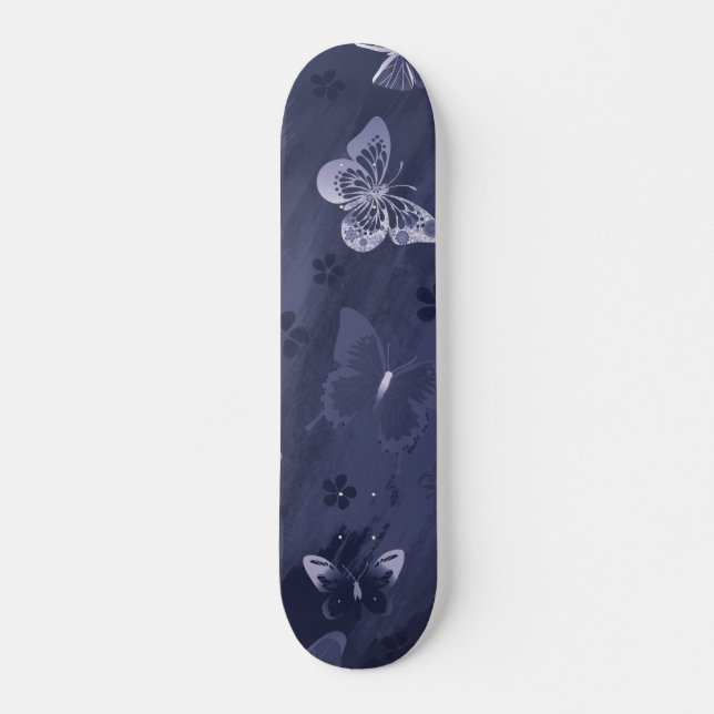 Butterfly Pattern 17 Skateboard (Front)