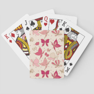 butterfly pattern 2 playing cards