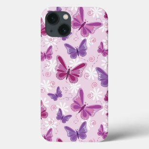 butterfly pattern 3 iPhone 13 case