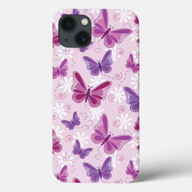 butterfly pattern 3 Case-Mate iPhone case (Back)