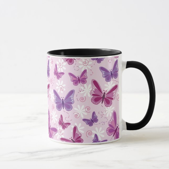 butterfly pattern 3 mug (Right)