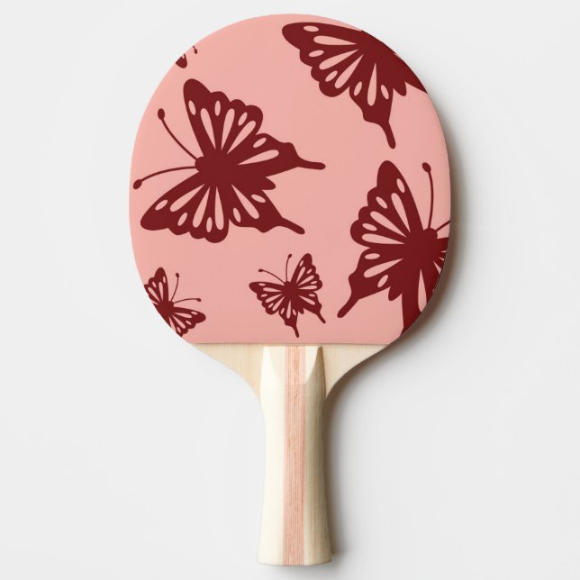 butterfly pattern 3 ping pong paddle (Front)