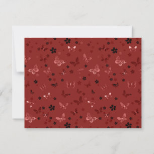 Butterfly Pattern 6 Card