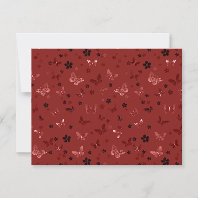 Butterfly Pattern 6 Card (Front)