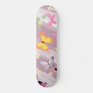 Butterfly Pattern 7 Skateboard