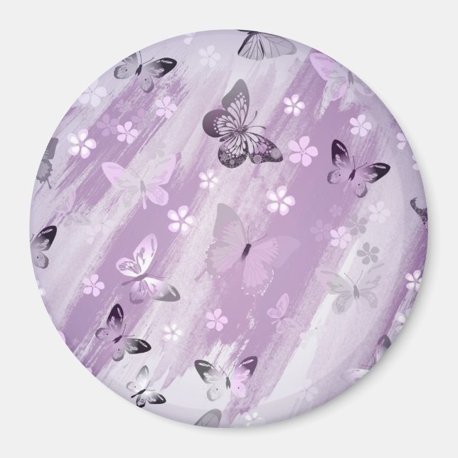 Butterfly Pattern 8 Magnet (Front)