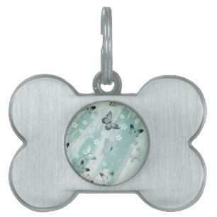 Butterfly Pattern 9 Pet ID Tag
