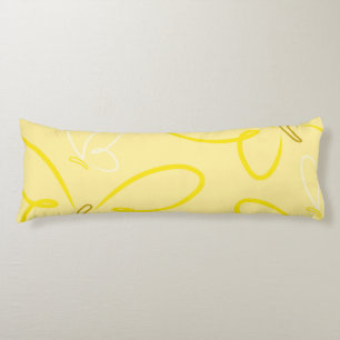 Butterfly pattern body pillow