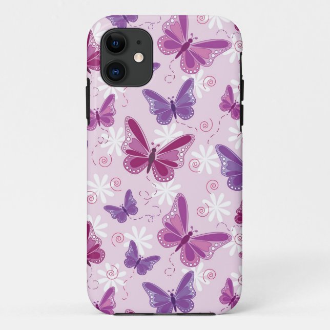 butterfly pattern Case-Mate iPhone case (Back)