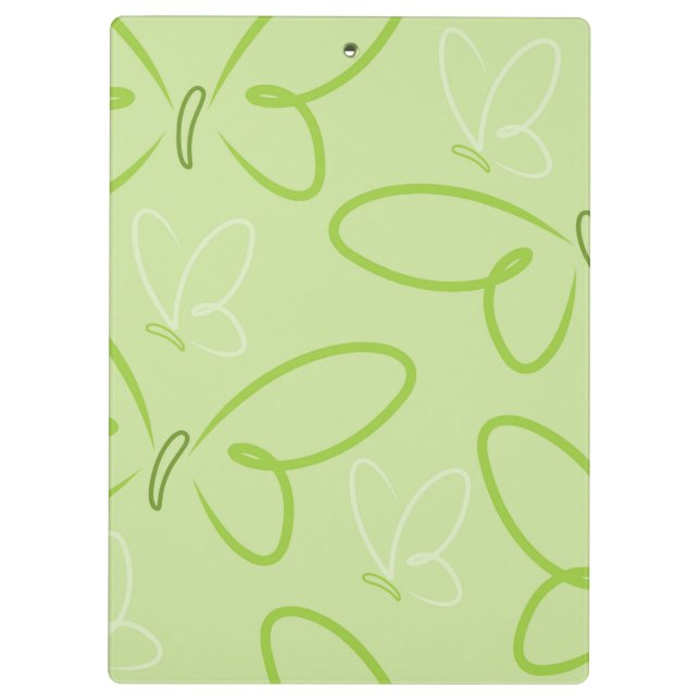 Butterfly pattern clipboard (Back)