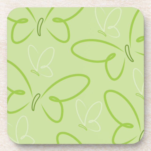 Butterfly pattern coaster (Front)