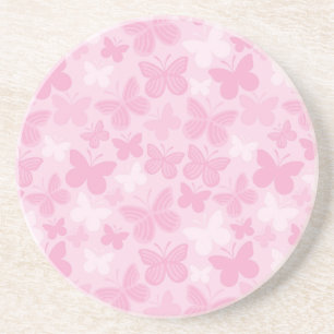 Butterfly pattern coaster