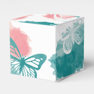 Butterfly pattern favor box