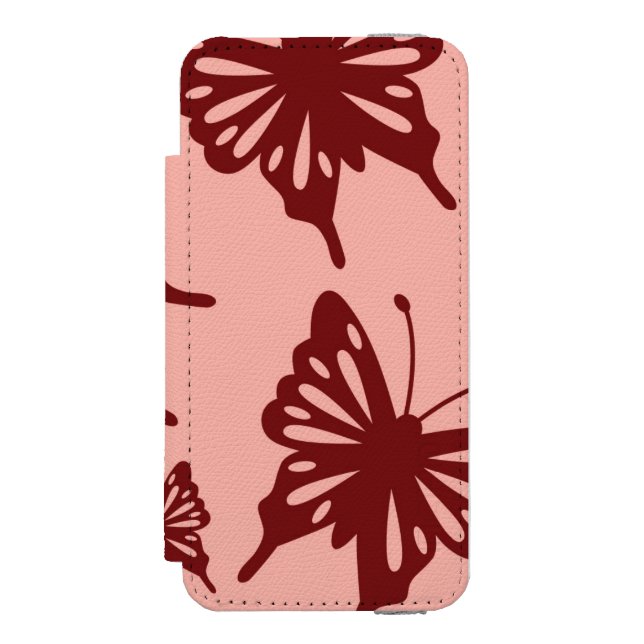 butterfly pattern incipio iPhone wallet case (Folio Front)