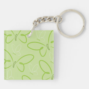 Butterfly pattern keychain