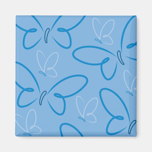 Butterfly pattern magnet (Front)