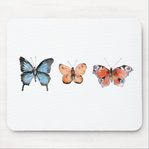 Butterfly Pattern Mouse Pad