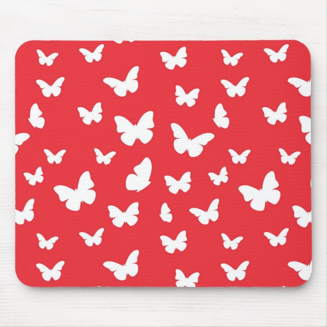 Butterfly pattern mouse pad (Front)