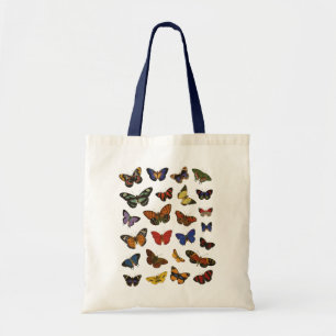Butterfly Pattern – Nature-Inspired Botanical Tote Bag