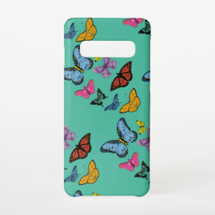 Butterfly pattern texture samsung galaxy case